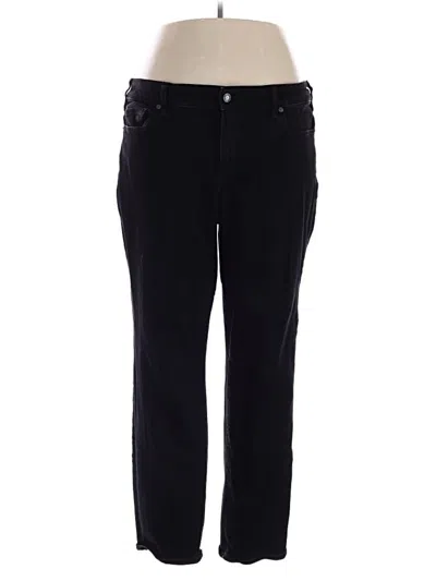 Pre-owned Lands' End Jeans In Black