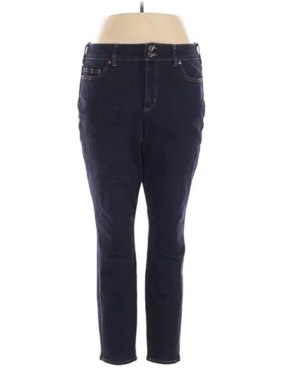 Pre-owned Lands' End Jeans In Blue