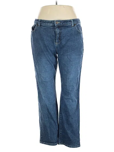 Pre-owned Lands' End Jeans In Blue