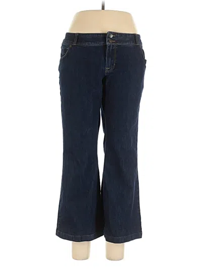 Pre-owned Lands' End Jeans In Blue