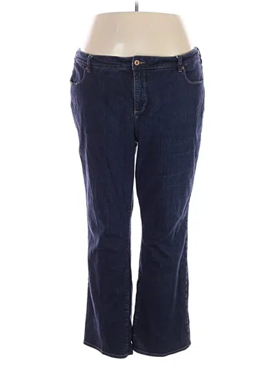 Pre-owned Lands' End Jeans In Blue