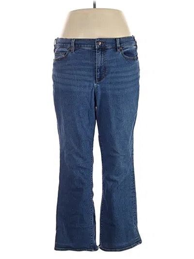 Pre-owned Lands' End Jeans In Blue