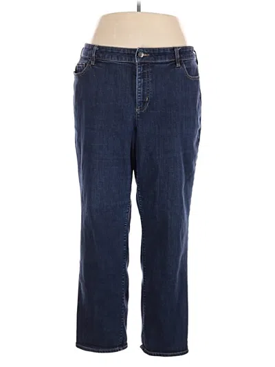 Pre-owned Lands' End Jeans In Blue