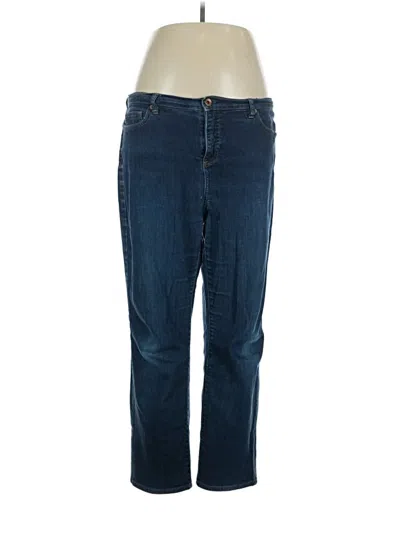 Pre-owned Lands' End Jeans In Blue