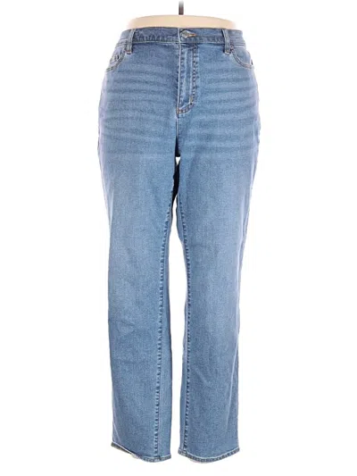 Pre-owned Lands' End Jeans In Blue