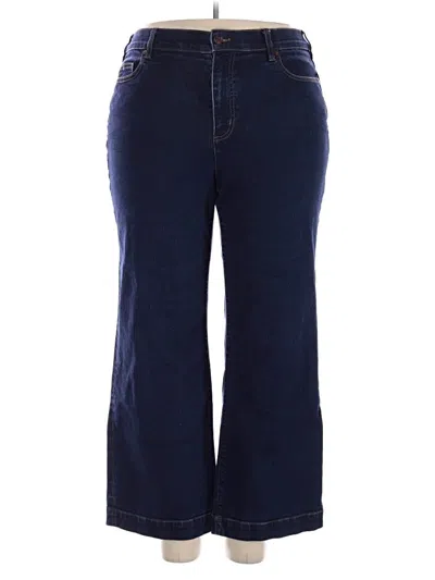 Pre-owned Lands' End Jeans In Blue