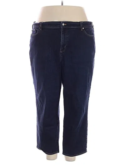 Pre-owned Lands' End Jeans In Blue