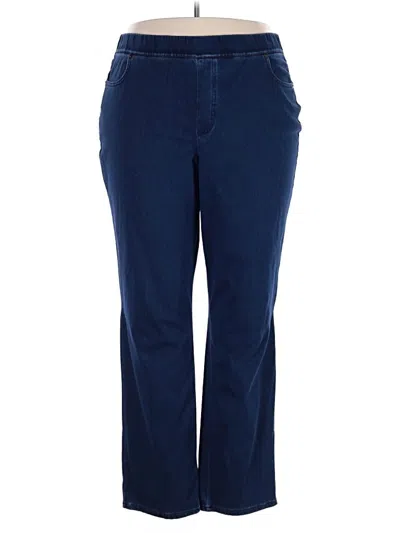 Pre-owned Lands' End Jeans In Blue