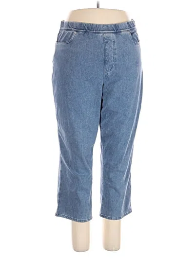 Pre-owned Lands' End Jeans In Blue