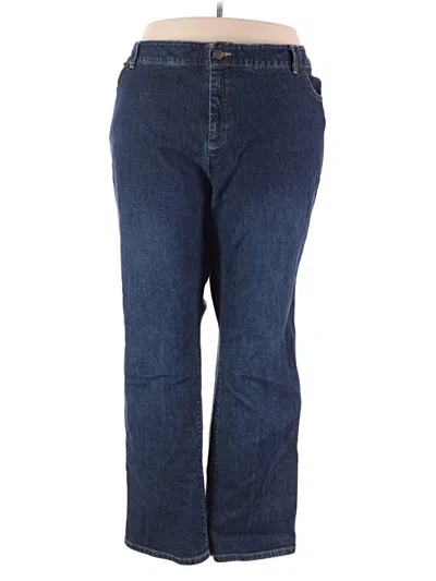 Pre-owned Lands' End Jeans In Blue
