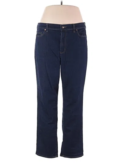 Pre-owned Lands' End Jeans In Blue