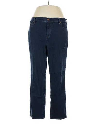 Pre-owned Lands' End Jeans In Blue