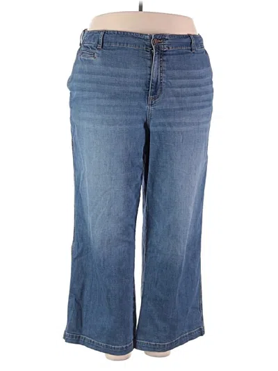 Pre-owned Lands' End Jeans In Blue
