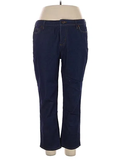 Pre-owned Lands' End Jeans In Blue