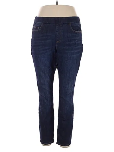 Pre-owned Lands' End Jeans In Blue