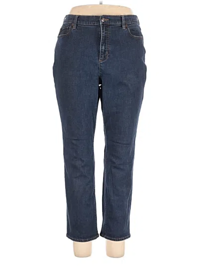 Pre-owned Lands' End Jeans In Blue