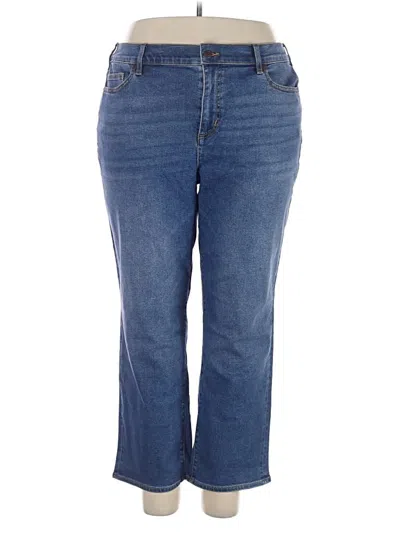 Pre-owned Lands' End Jeans In Blue