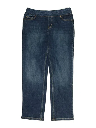 Pre-owned Lands' End Kids'  Jeans In Blue