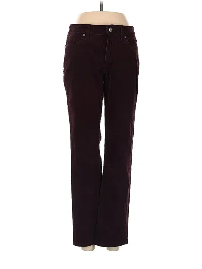 Pre-owned Lands' End Jeans In Burgundy