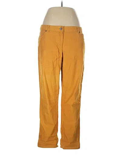 Pre-owned Lands' End Jeans In Gold