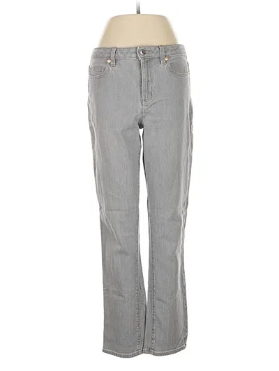 Pre-owned Lands' End Jeans In Gray