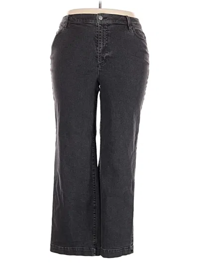 Pre-owned Lands' End Jeans In Gray