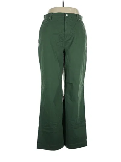 Pre-owned Lands' End Jeans In Green