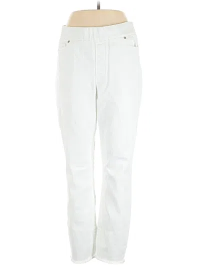 Pre-owned Lands' End Jeans In Ivory