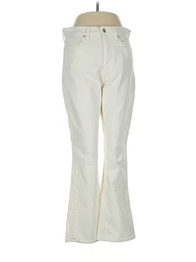 Pre-owned Lands' End Jeans In Ivory