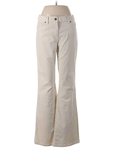 Pre-owned Lands' End Jeans In Ivory
