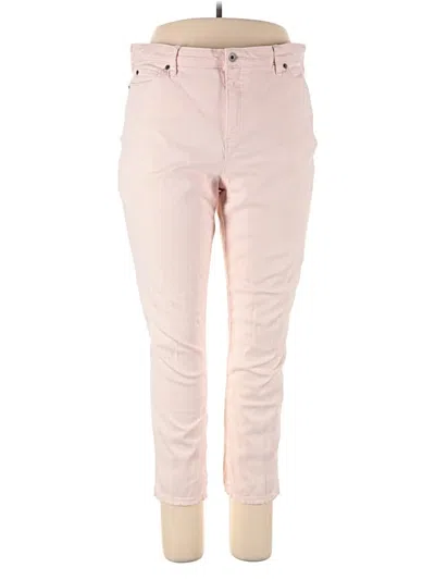 Pre-owned Lands' End Jeans In Pink