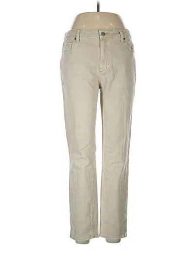 Pre-owned Lands' End Jeans In Tan