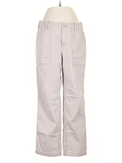 Pre-owned Lands' End Jeans In White