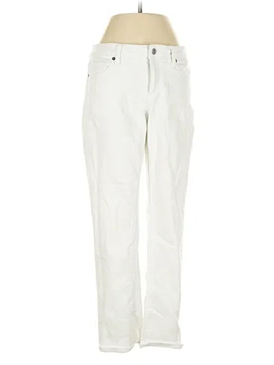Pre-owned Lands' End Jeans In White