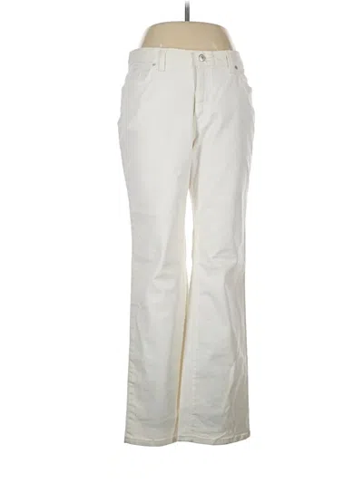 Pre-owned Lands' End Jeans In White