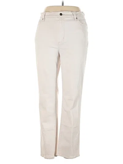 Pre-owned Lands' End Jeans In White
