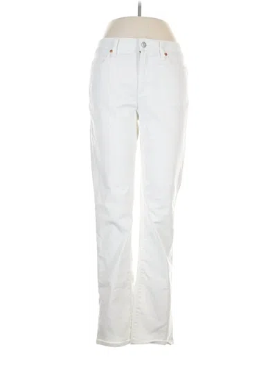 Pre-owned Lands' End Jeans In White