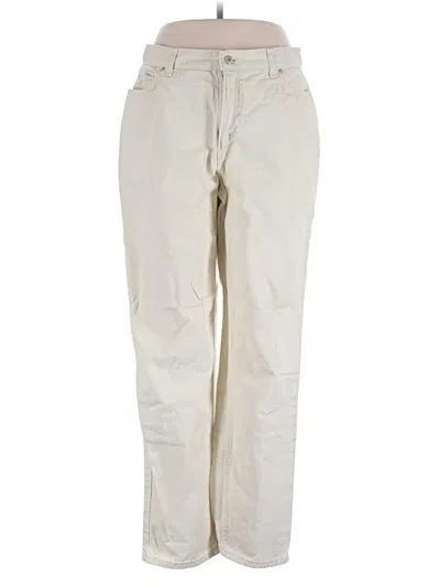 Pre-owned Lands' End Jeans In Yellow