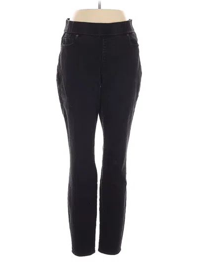 Pre-owned Lands' End Jeggings In Black