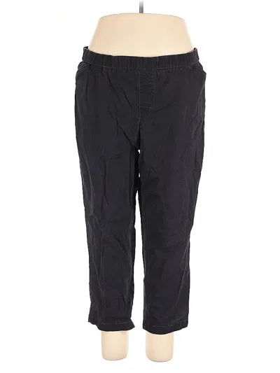 Pre-owned Lands' End Jeggings In Black