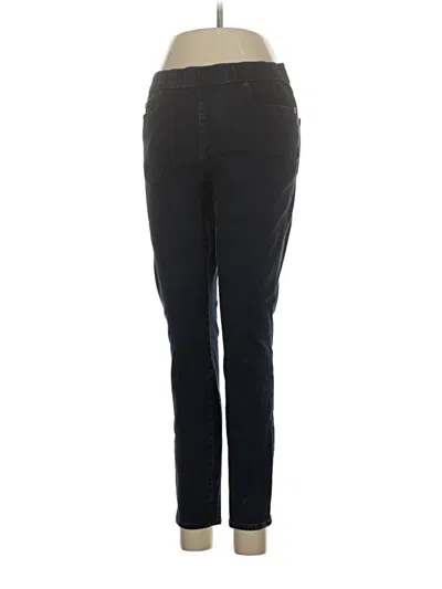 Pre-owned Lands' End Jeggings In Black