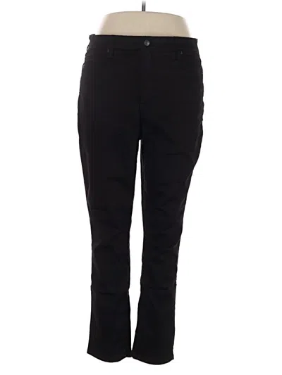 Pre-owned Lands' End Jeggings In Black