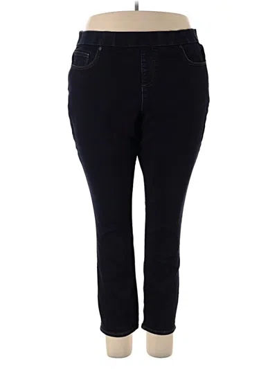 Pre-owned Lands' End Jeggings In Blue