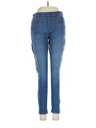 Pre-owned Lands' End Jeggings In Blue