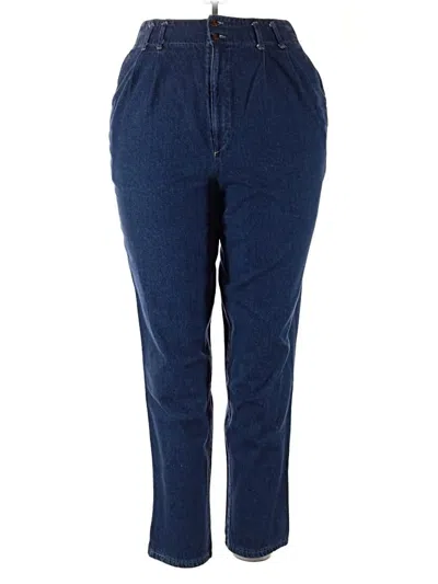 Pre-owned Lands' End Jeggings In Blue