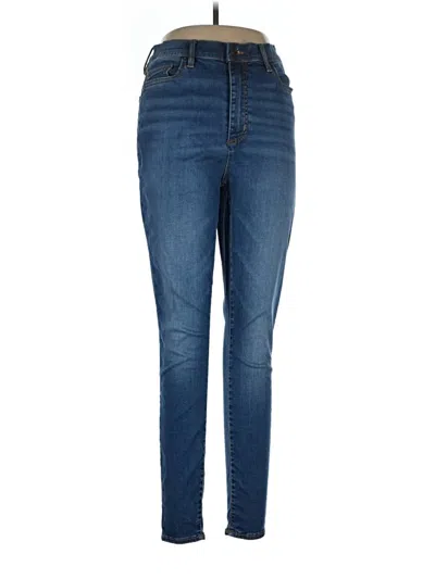 Pre-owned Lands' End Jeggings In Blue