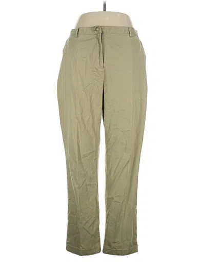 Pre-owned Lands' End Jeggings In Green