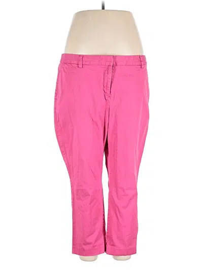 Pre-owned Lands' End Jeggings In Pink