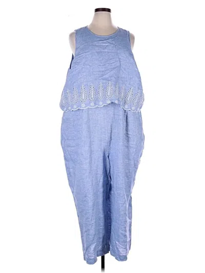 Pre-owned Lands' End Jumpsuit In Blue