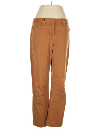 Pre-owned Lands' End Khaki Pant In Brown